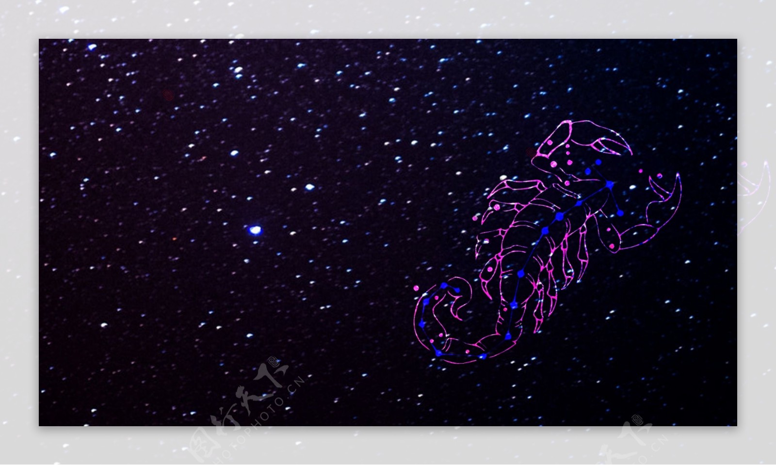 12星座天蝎座唯美插画手机壁纸_手机壁纸_mm4000图片大全