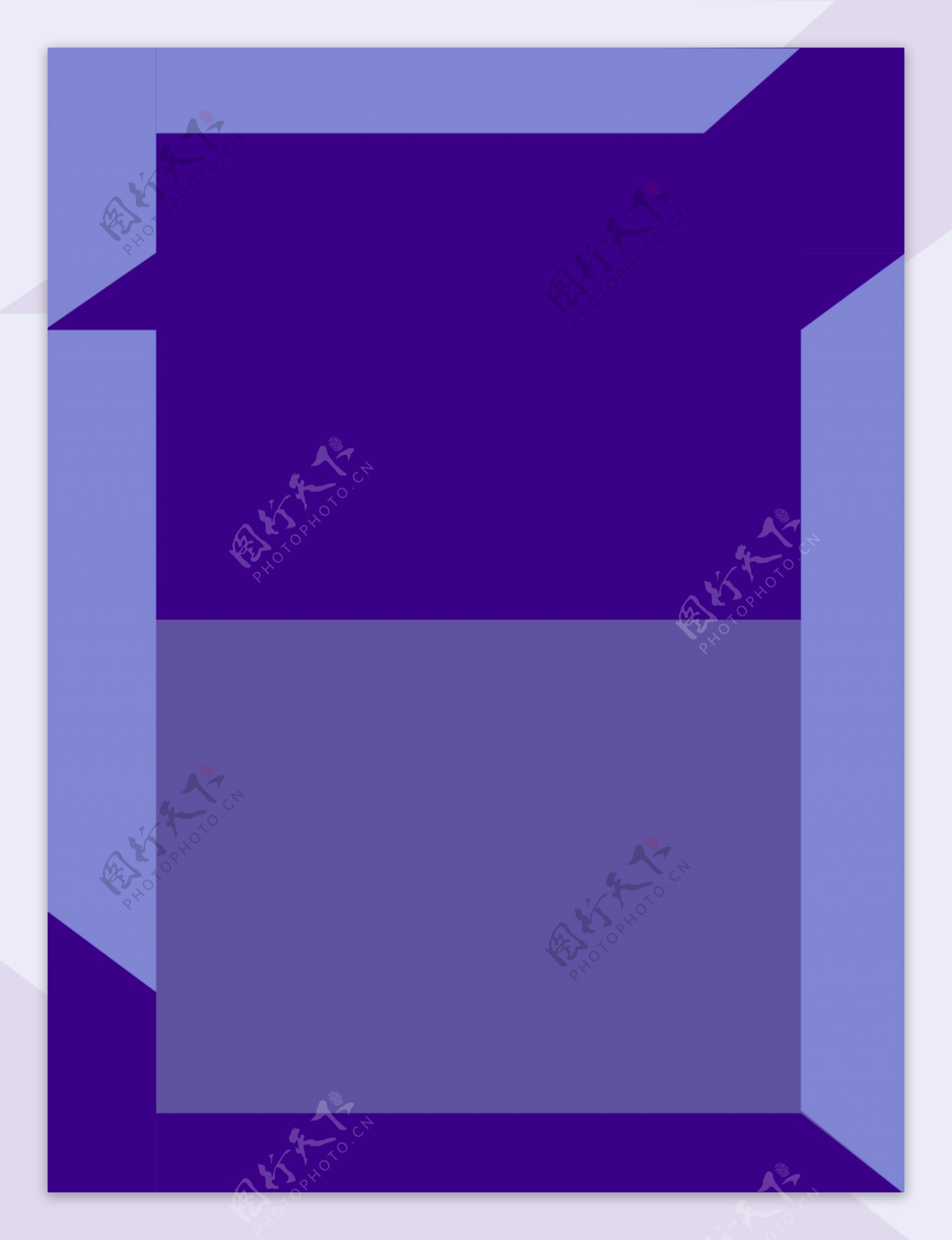 创意紫蓝几何凑色创意