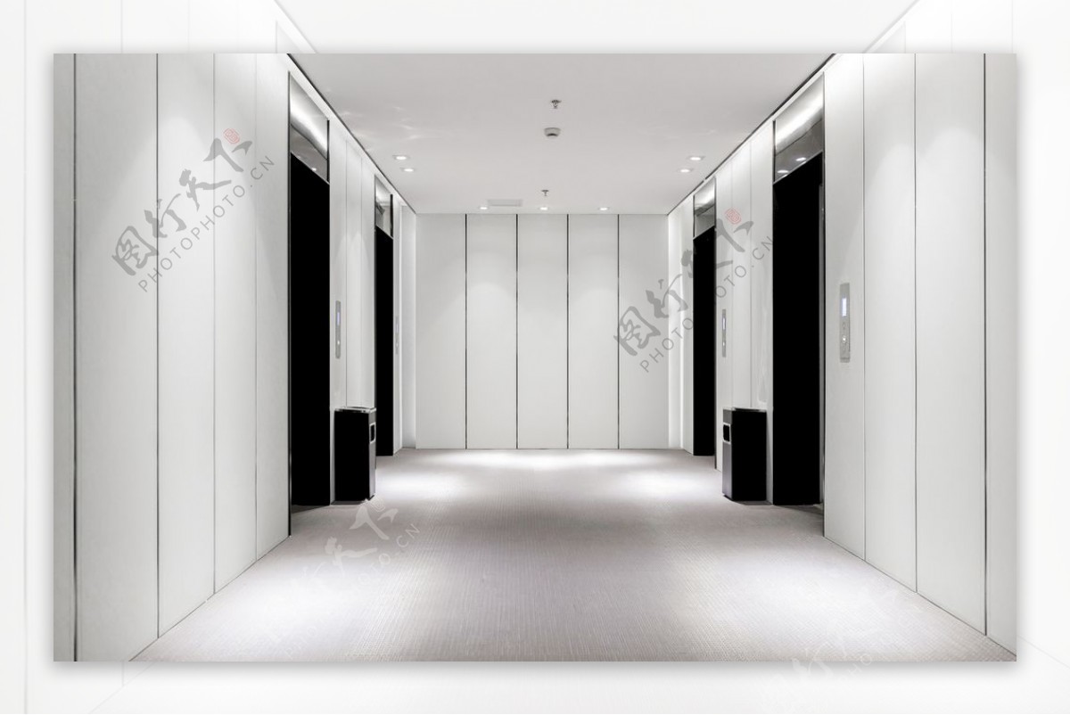 办公写字楼电梯厅设计装修效果图