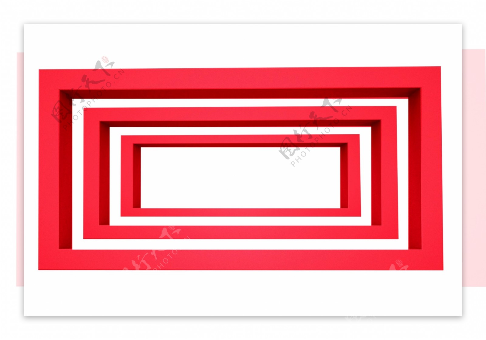 红色方形边框下载