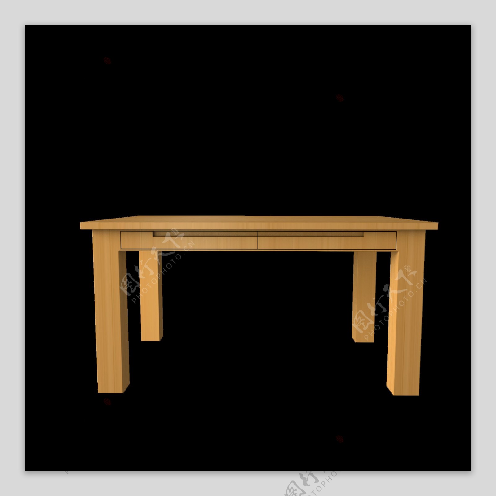 仿真家具实木桌子CD4立体家具