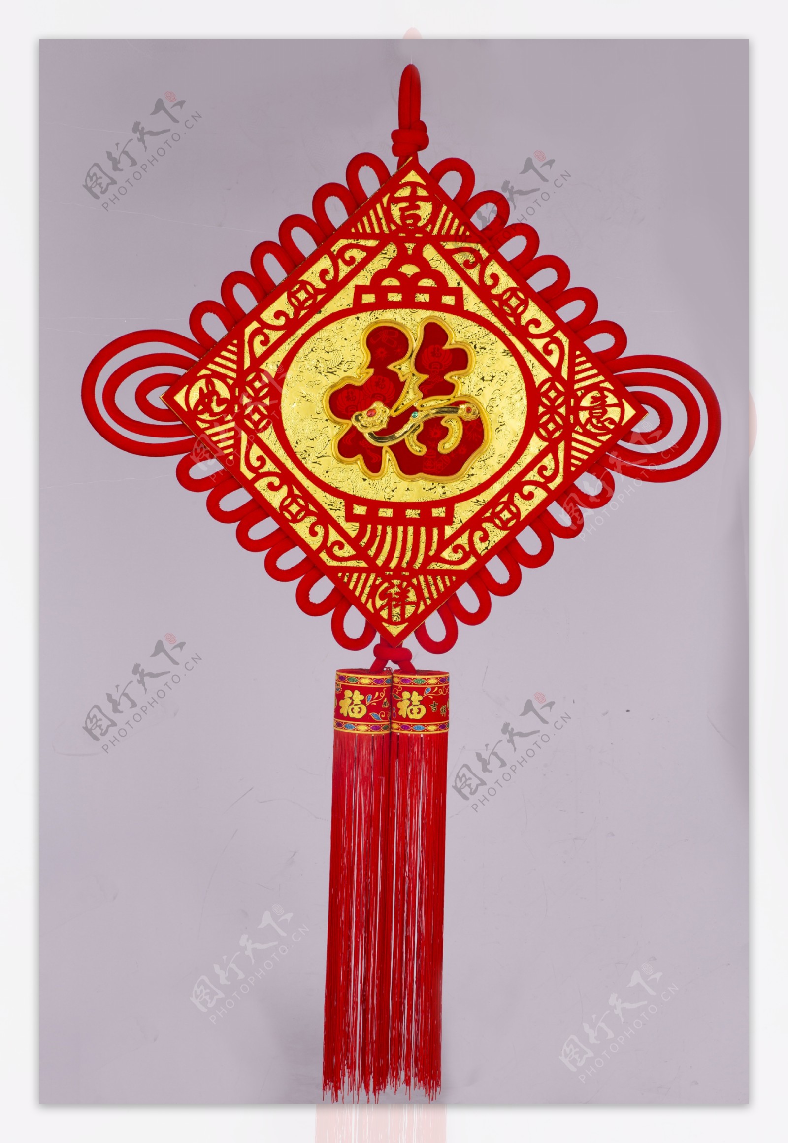 中国结金福字装饰挂件15