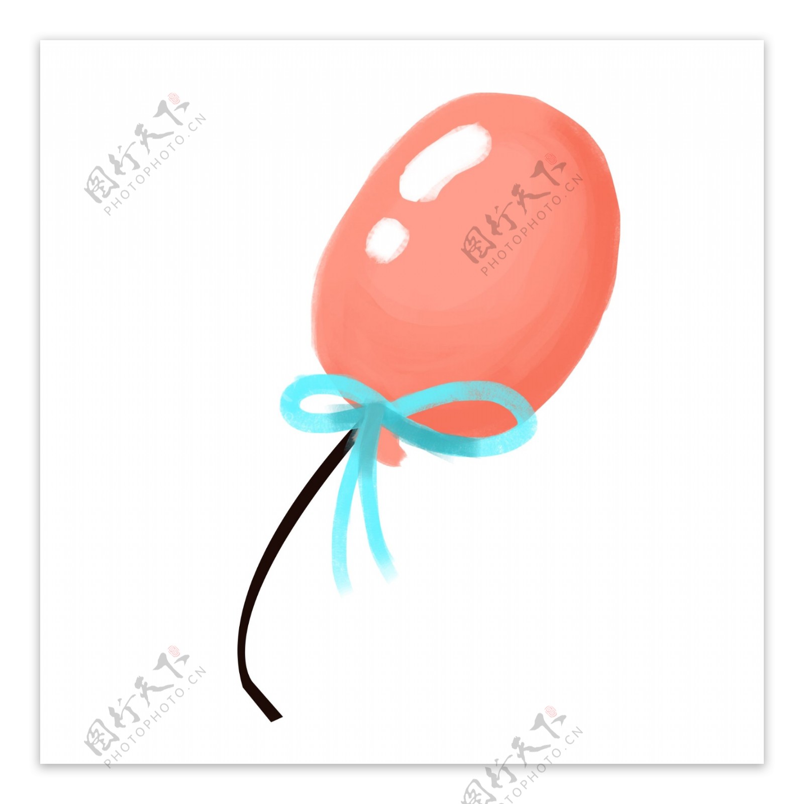 儿童节装饰色彩鲜艳的气球