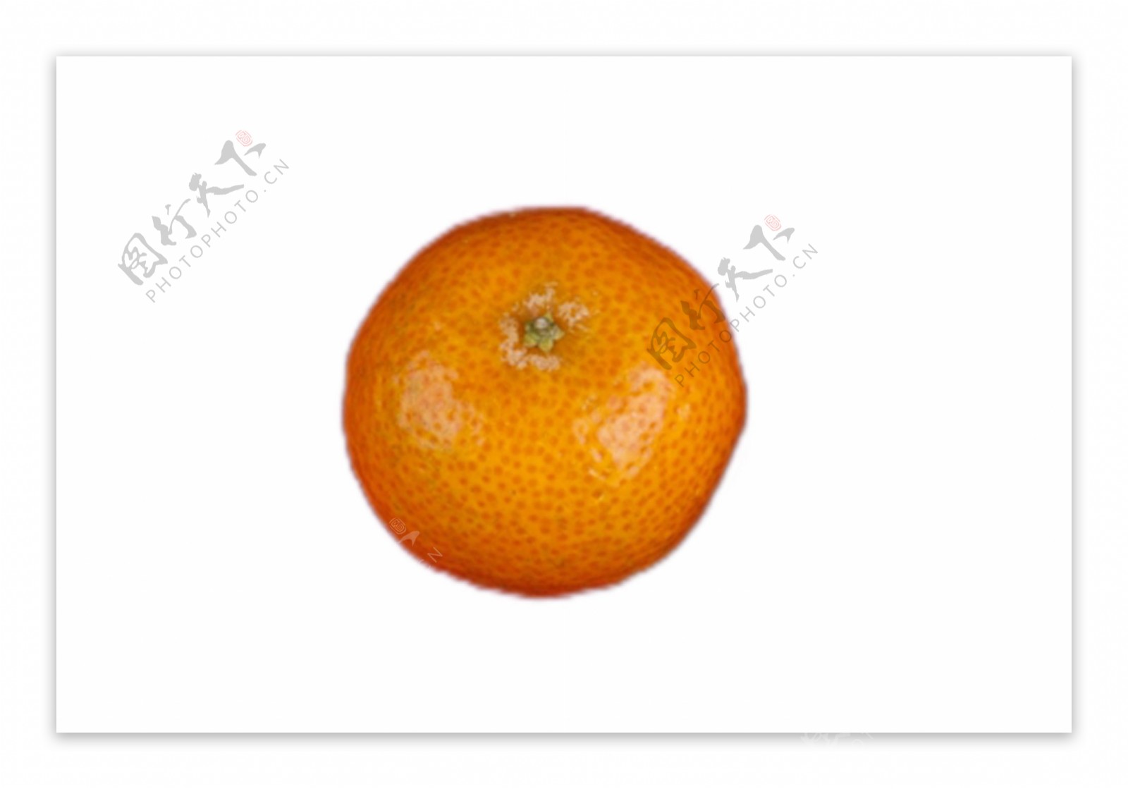 一个酸甜适度的橘子