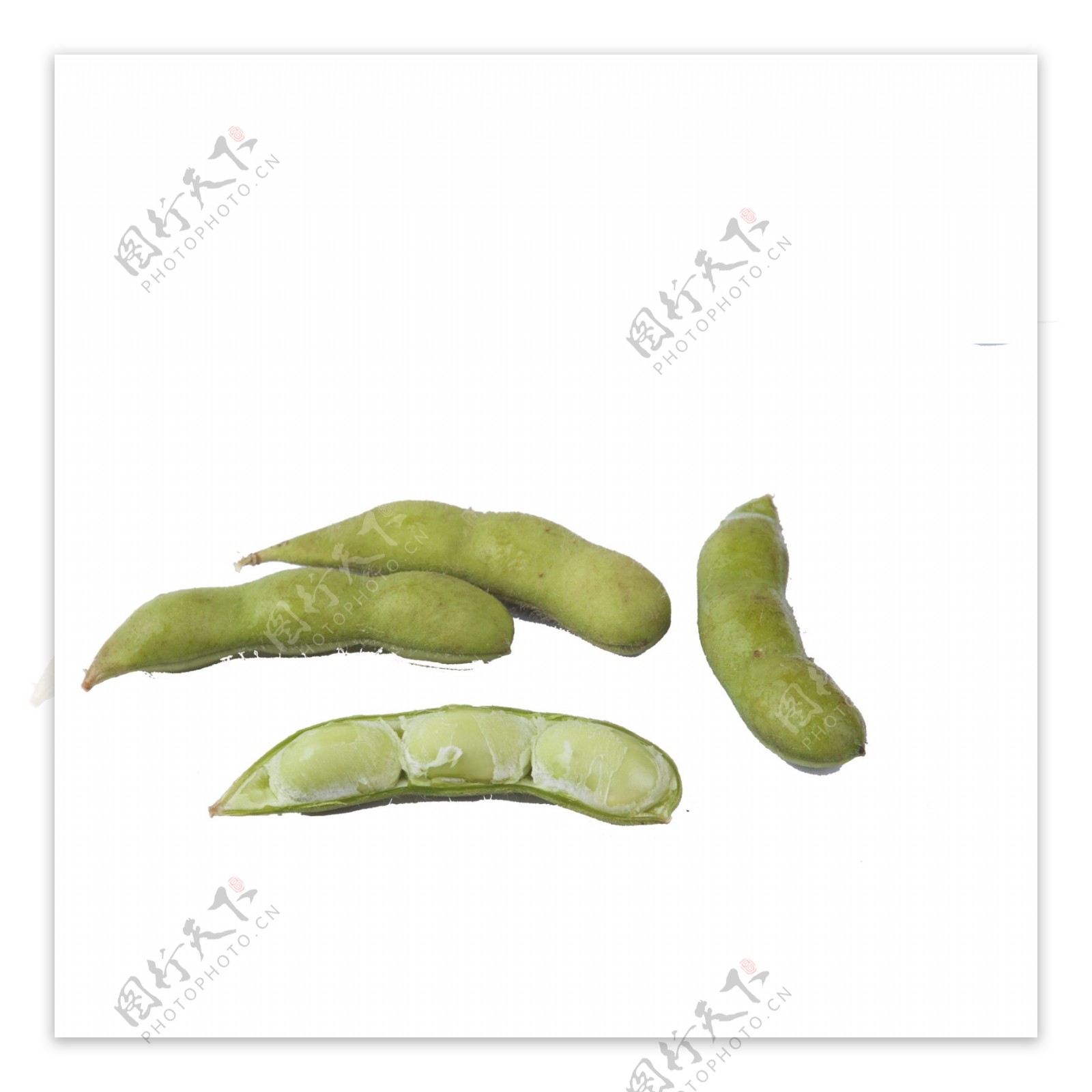绿色的荷兰豆免抠图