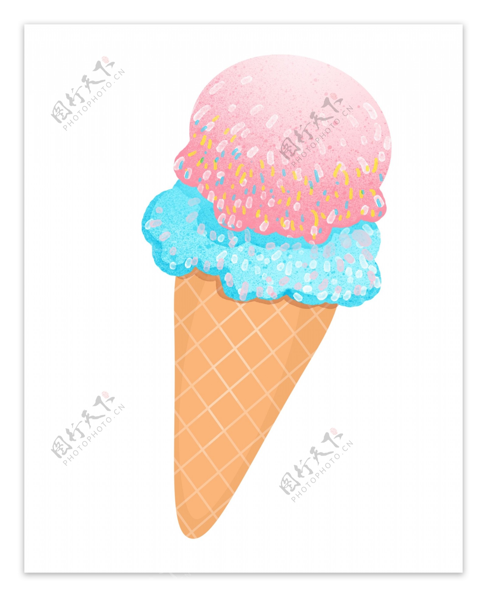 夏季美食冰淇淋雪糕