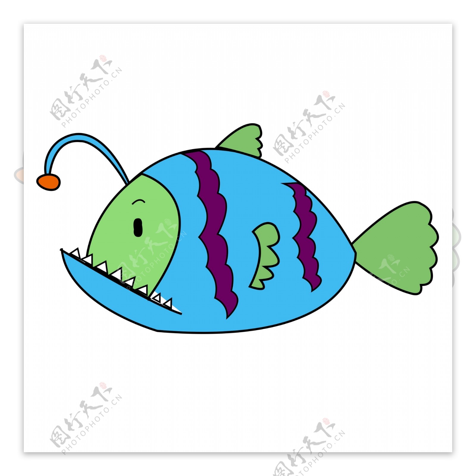 深海灯笼鱼元素