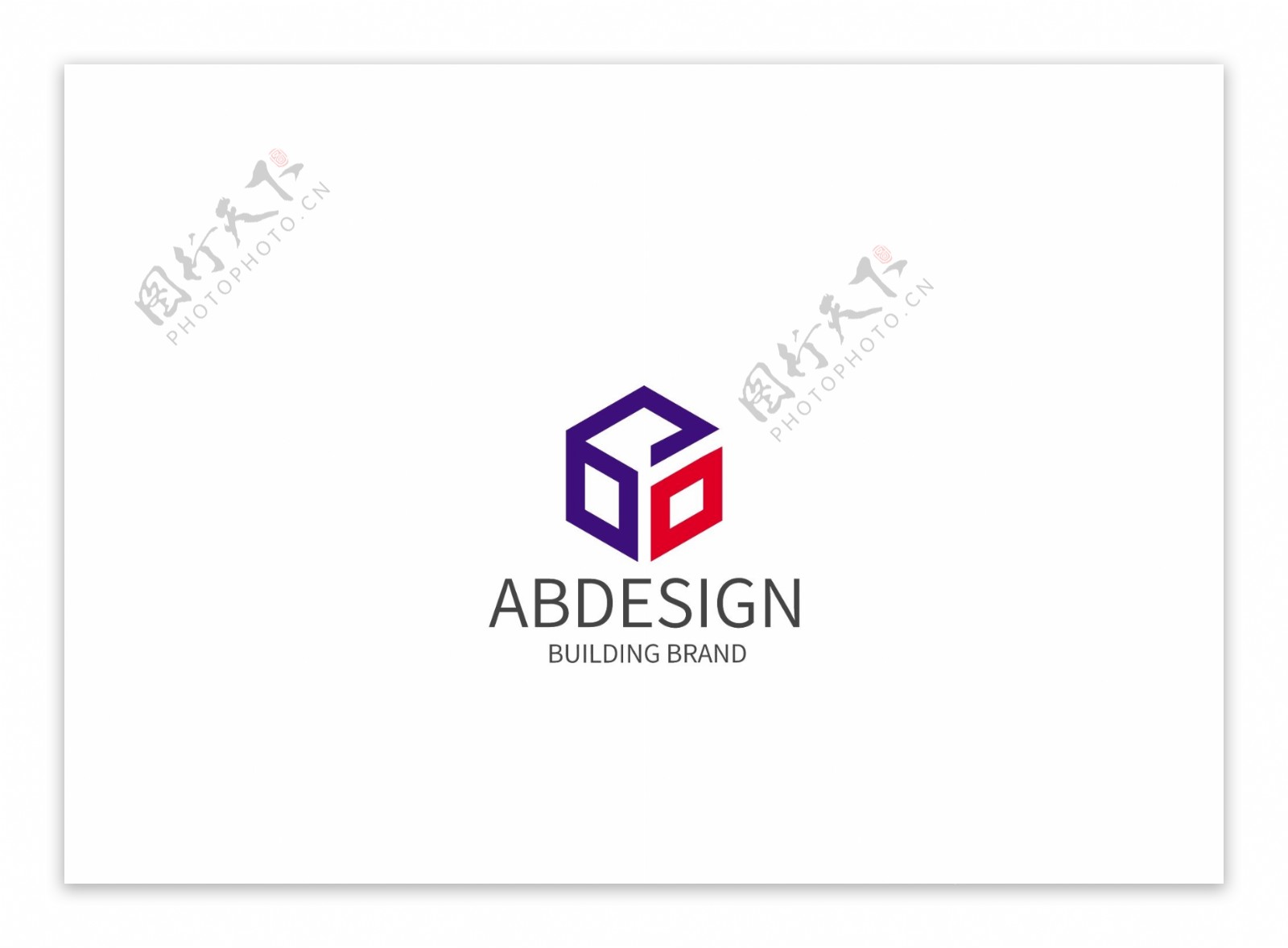 科技感几何风格电器logo设计