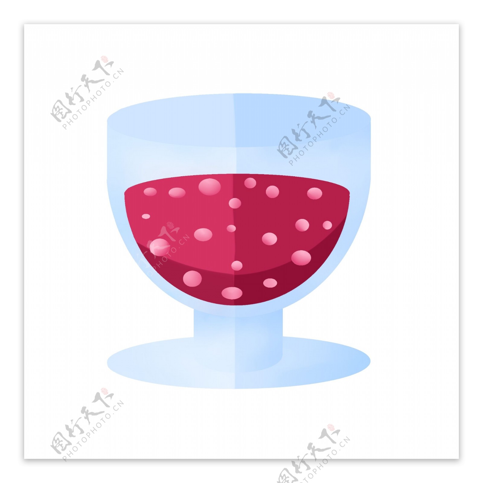 杯装美味草莓汁