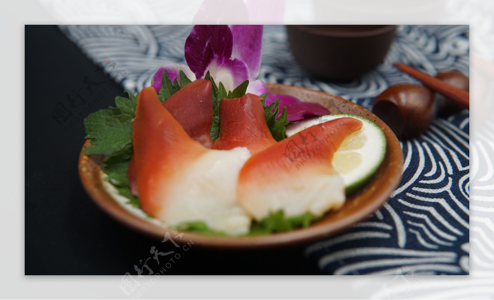日式寿司系列之北极贝高清图片