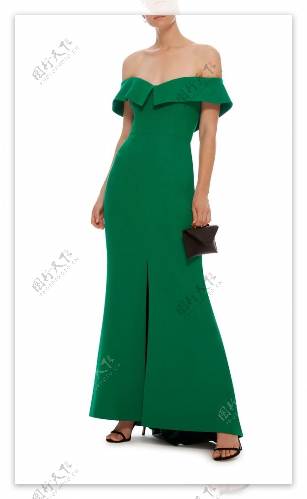 绿色连衣裙礼服