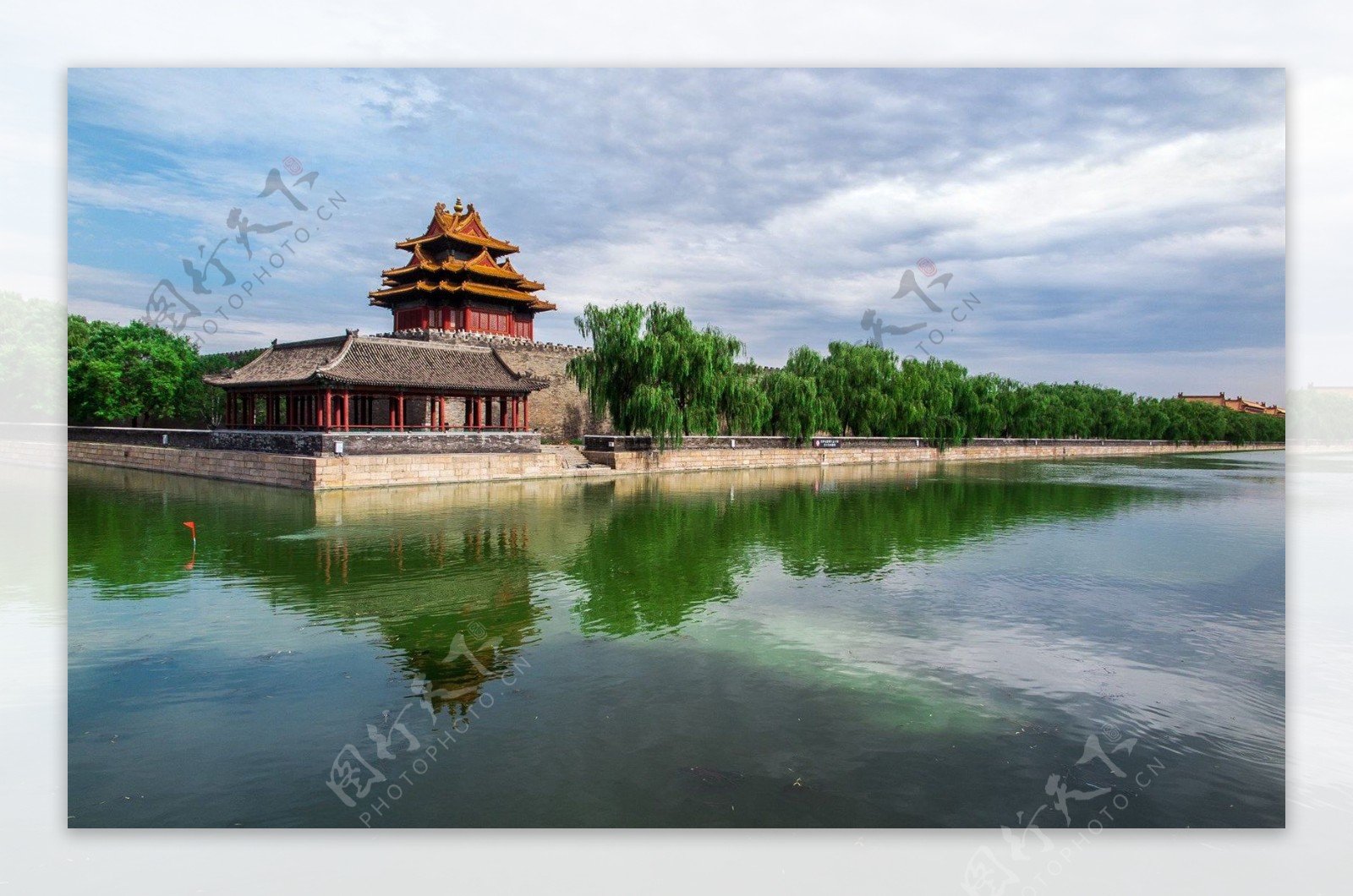 北京紫禁城角楼风景