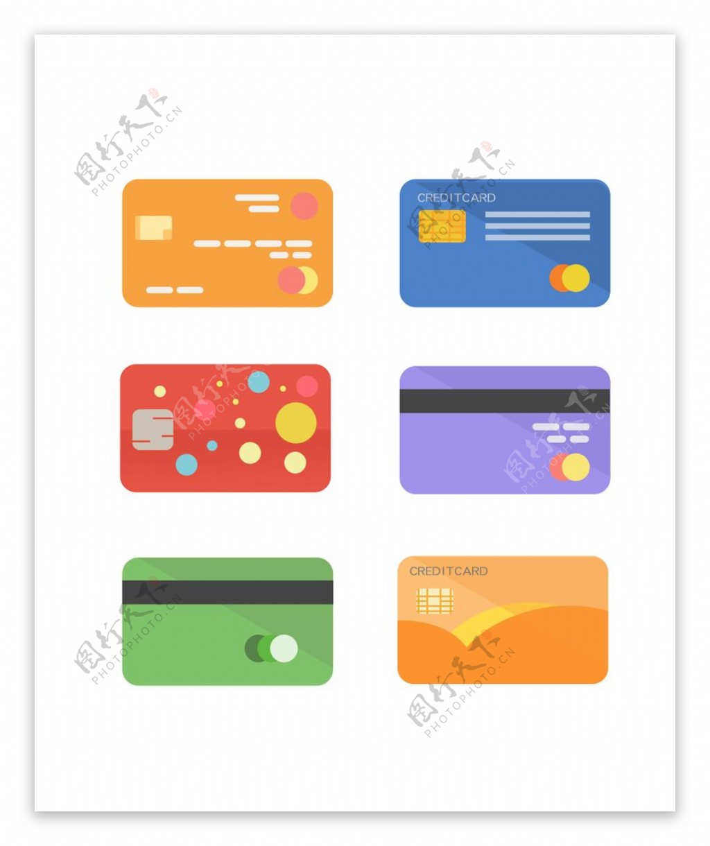 银行卡储蓄卡信用卡