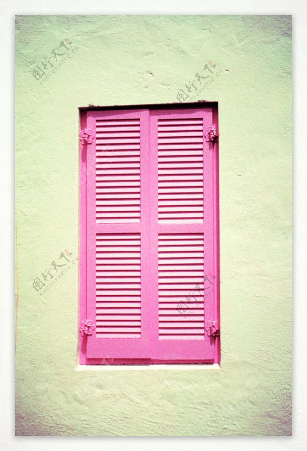 抽象派多彩抽象粉色窗户