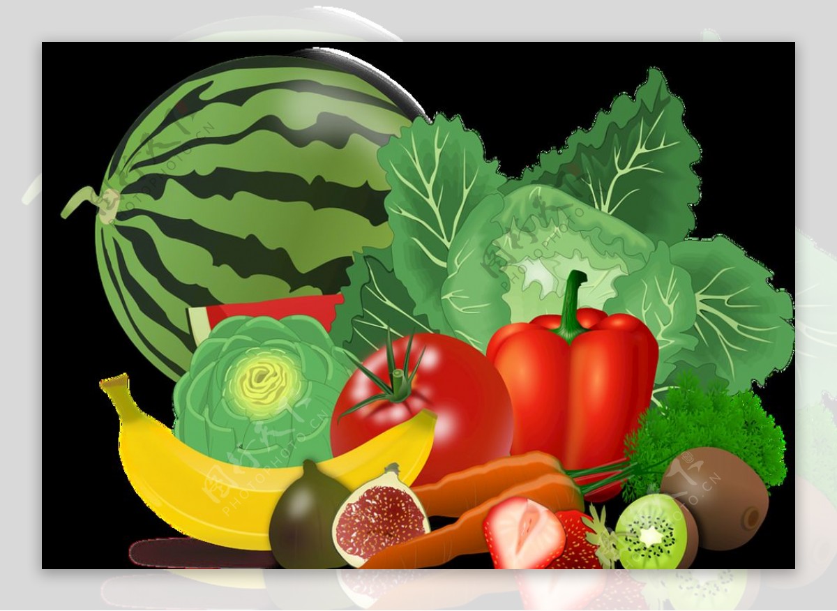 高清免抠蔬菜素材