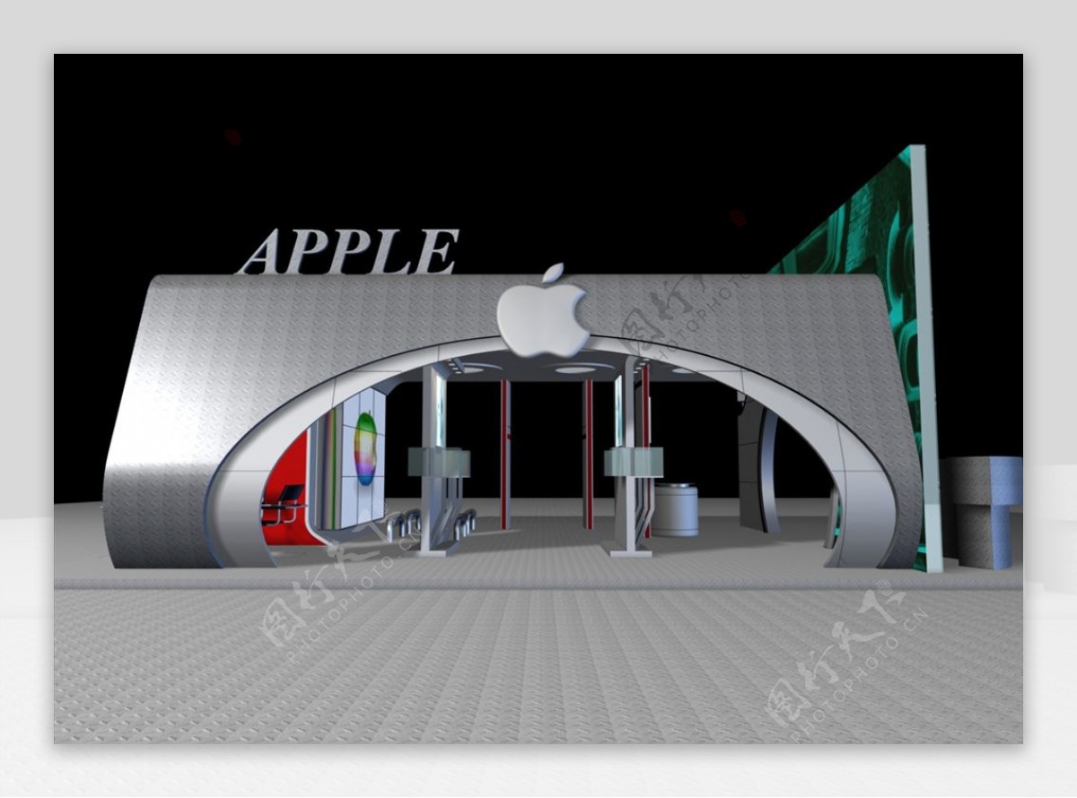 苹果展厅