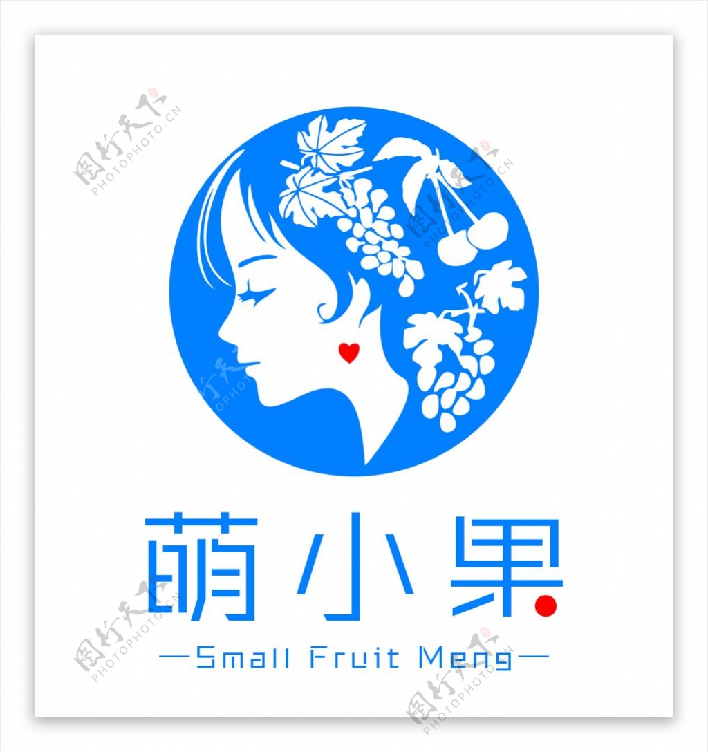 水果捞logo设计人像logo