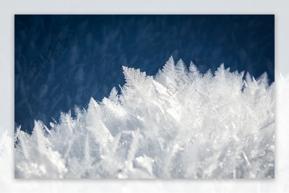 冬季大雪唯美雪花背景