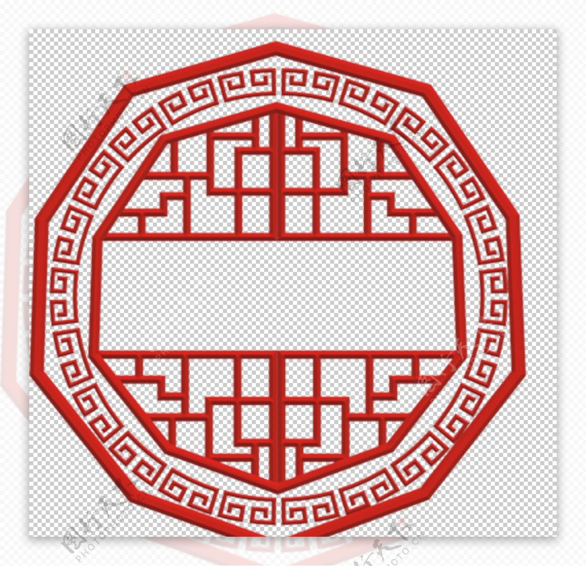 中国传统门框