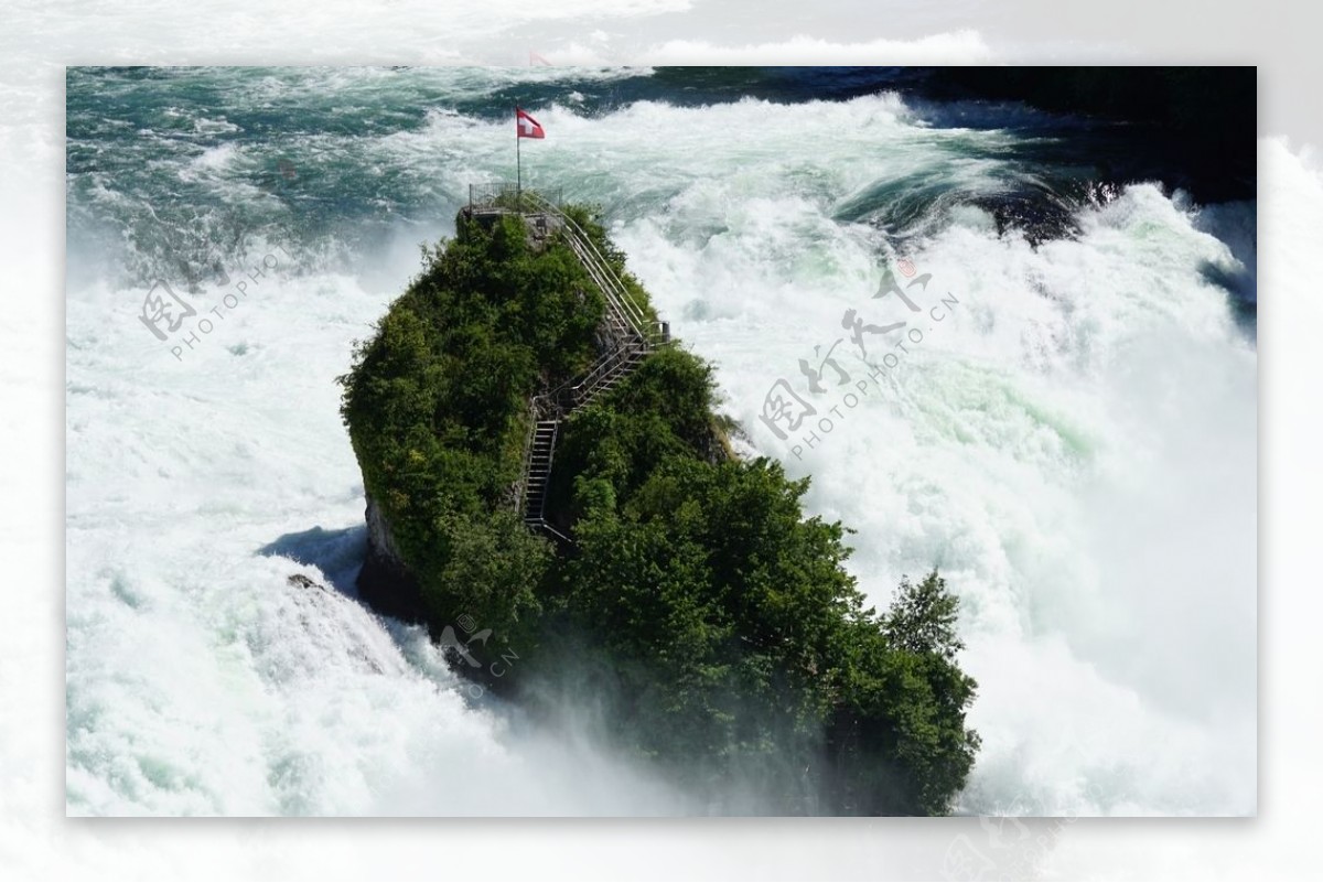 山涧溪谷瀑布摄影美图