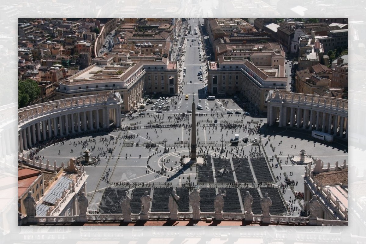 梵蒂冈广场建筑摄影