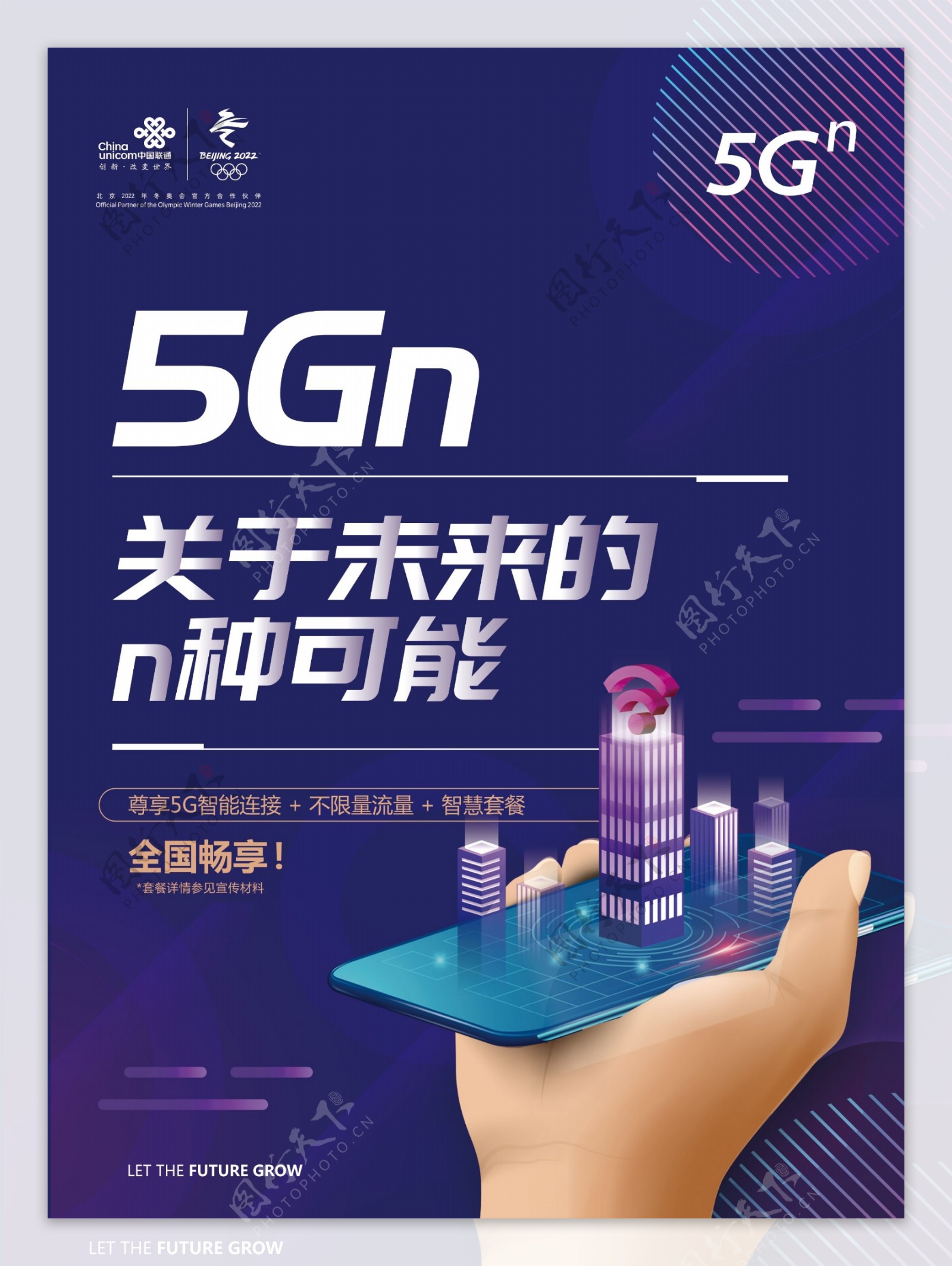 联通5G未来海报