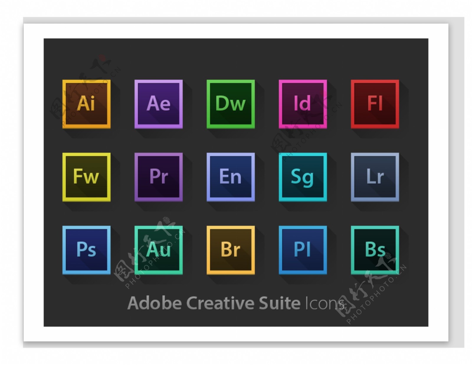 Adobe软件图标集锦