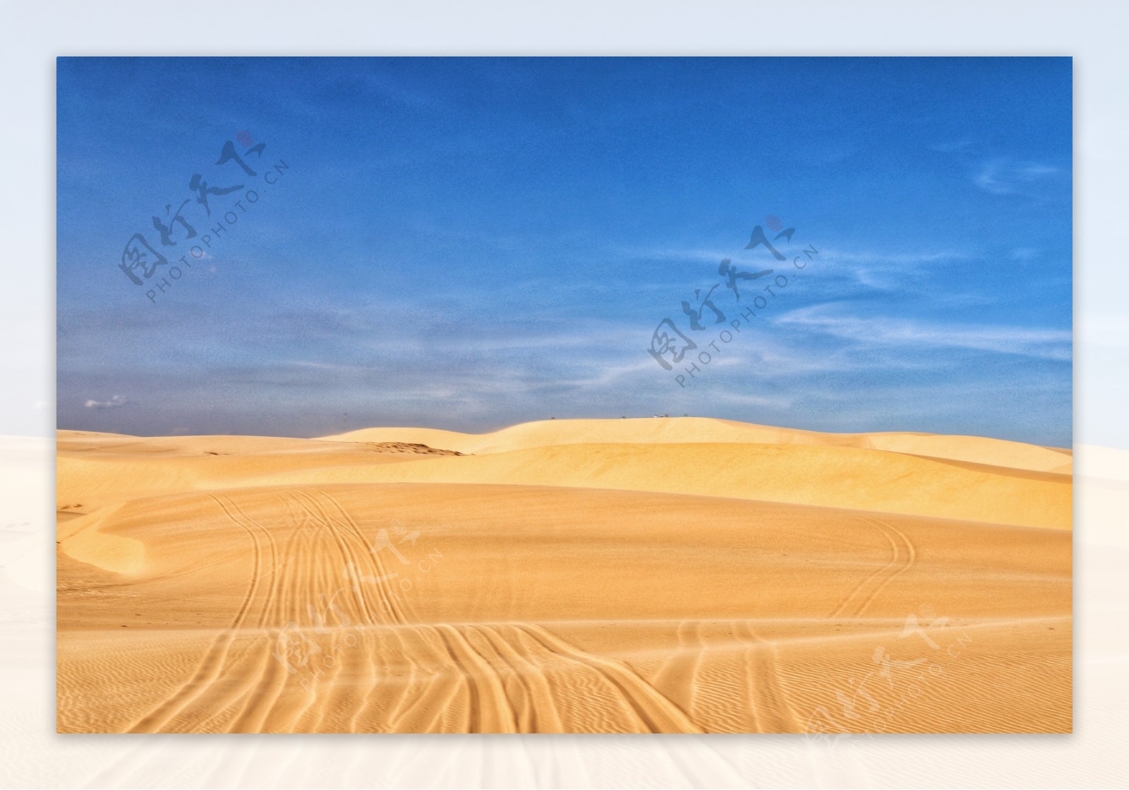越南景观沙丘沙天空