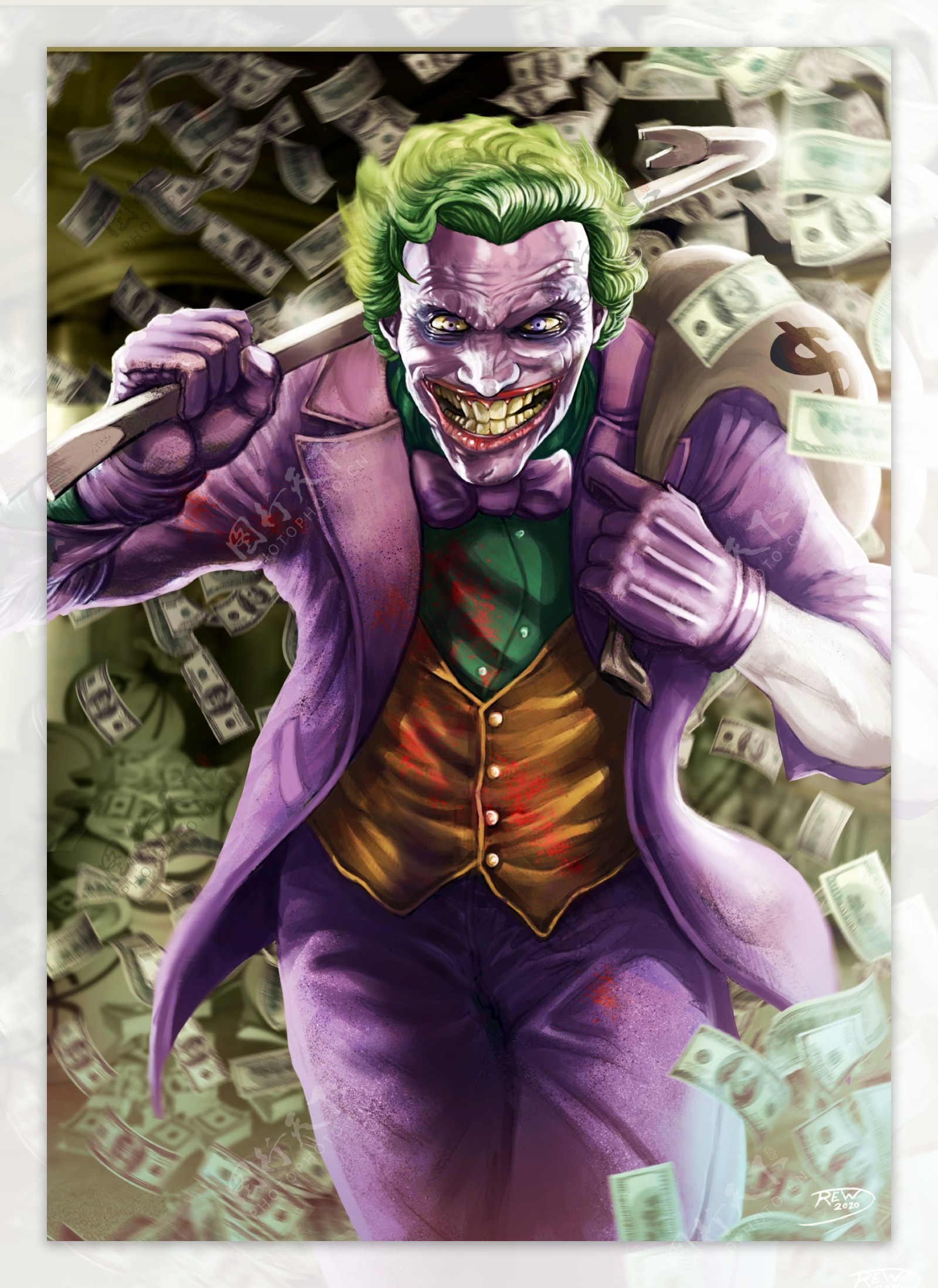 DC漫画蝙蝠侠系列超级反派小丑