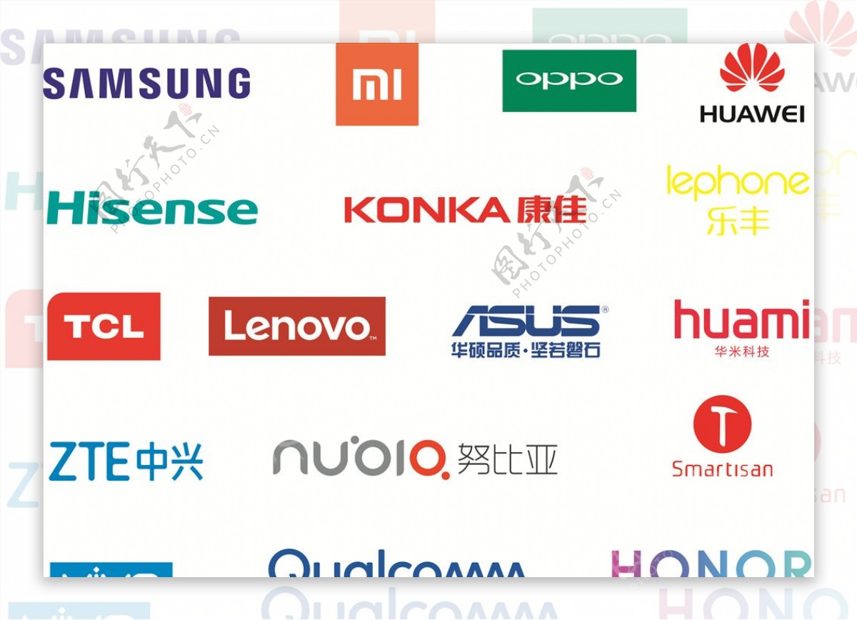 各电器手机品牌logo