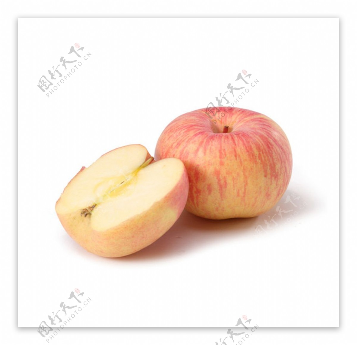 苹果苹果白底苹果摄影富士