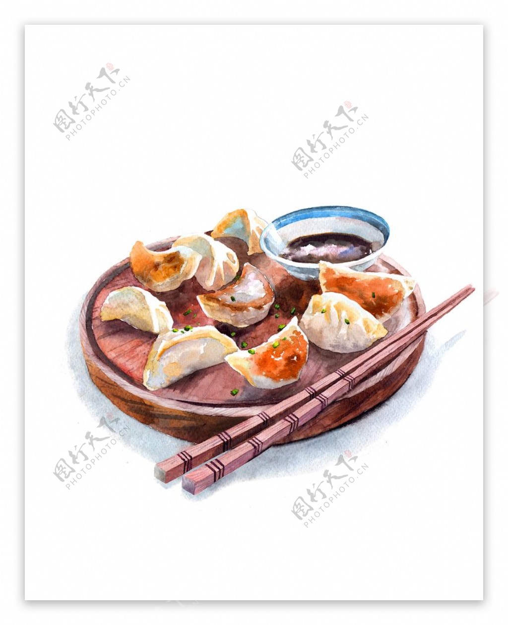 美食料理插画