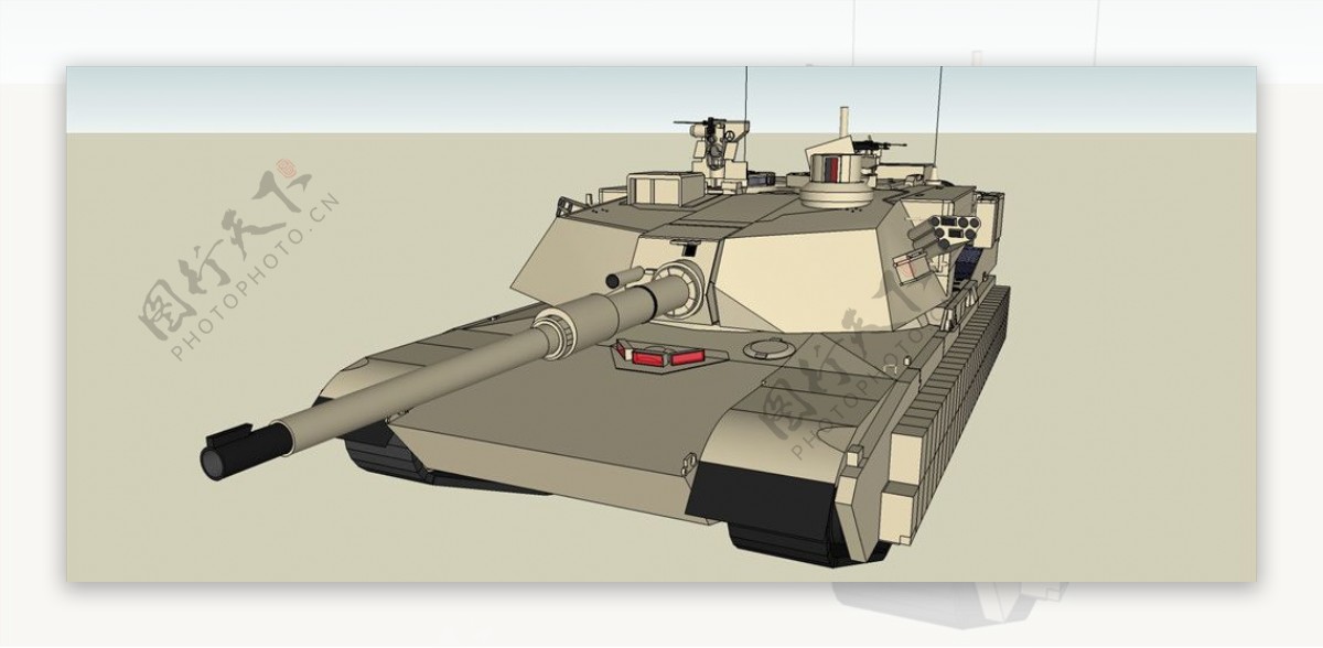 M1A4塔克模型