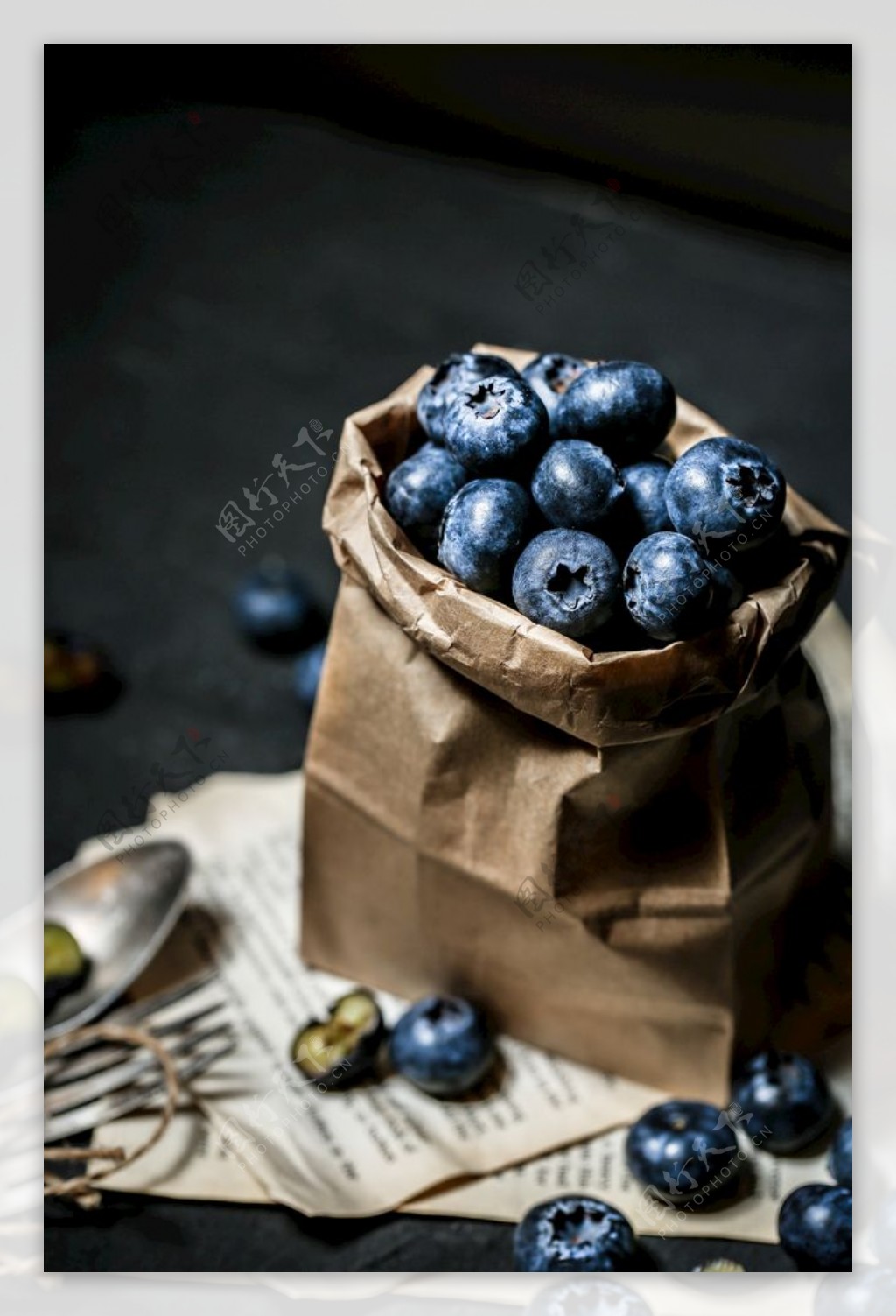 成袋蓝莓
