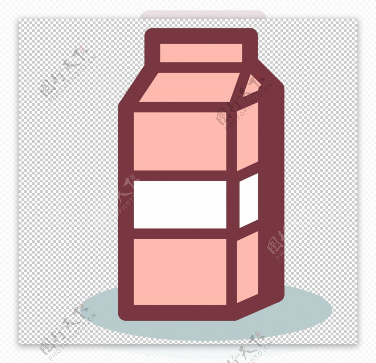 牛奶美食图标标志图形装饰素材