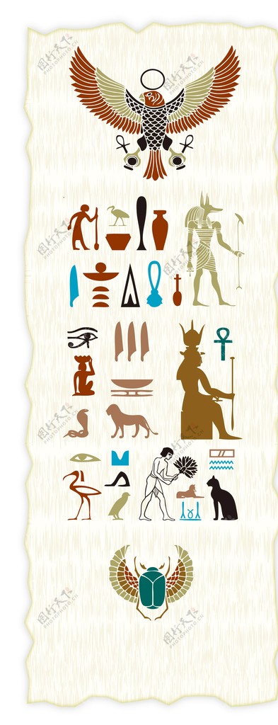 埃及文化矢量素材
