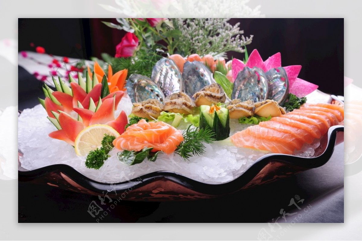 生鱼片刺身拼盘日本料理
