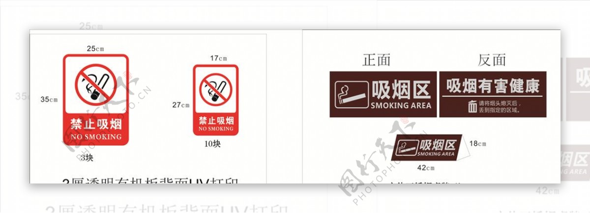 禁烟标志NOSmoking