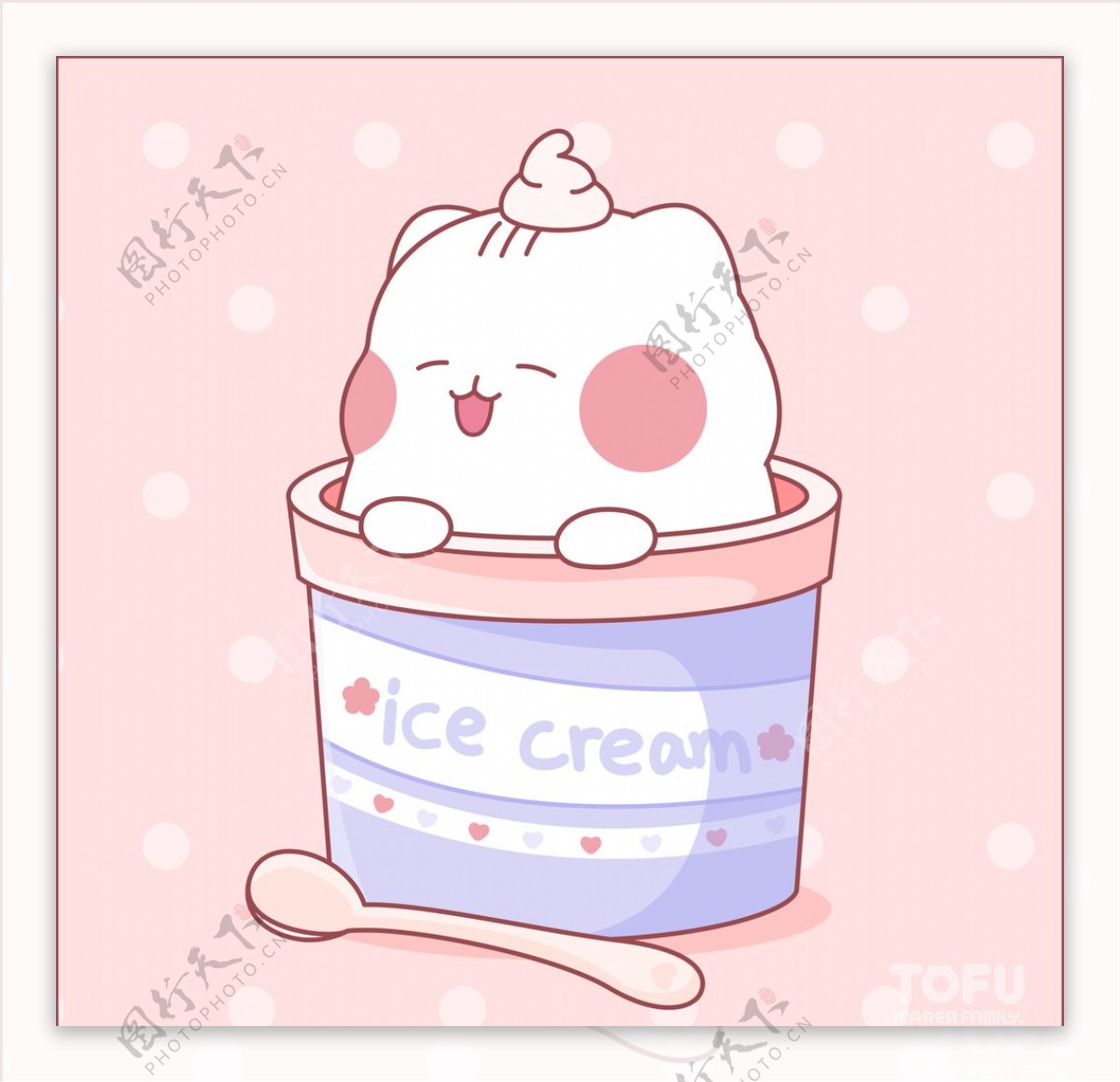 冰淇淋猫
