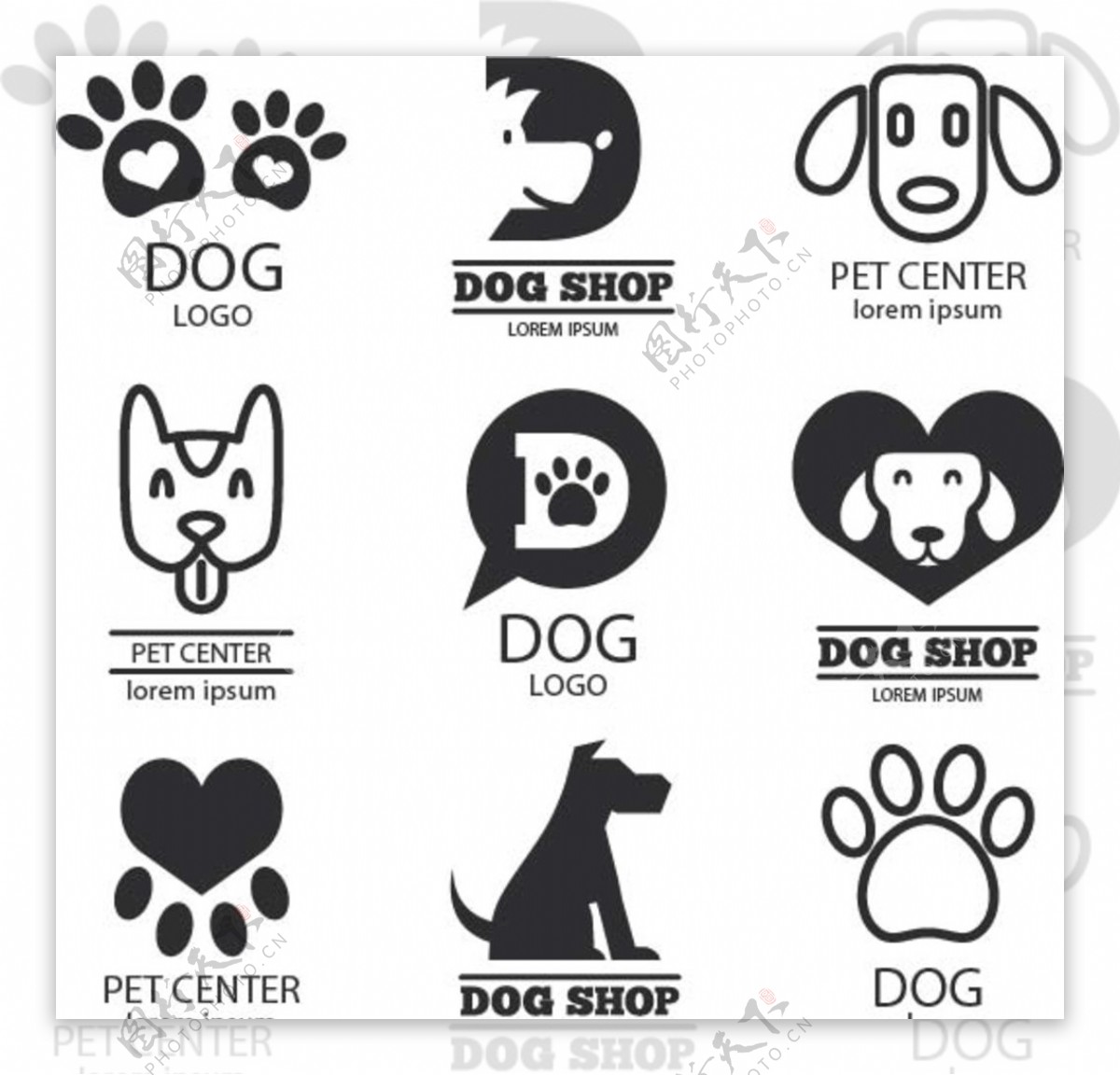 宠物店logo|平面|标志|盖世楽 - 原创作品 - 站酷 (ZCOOL)