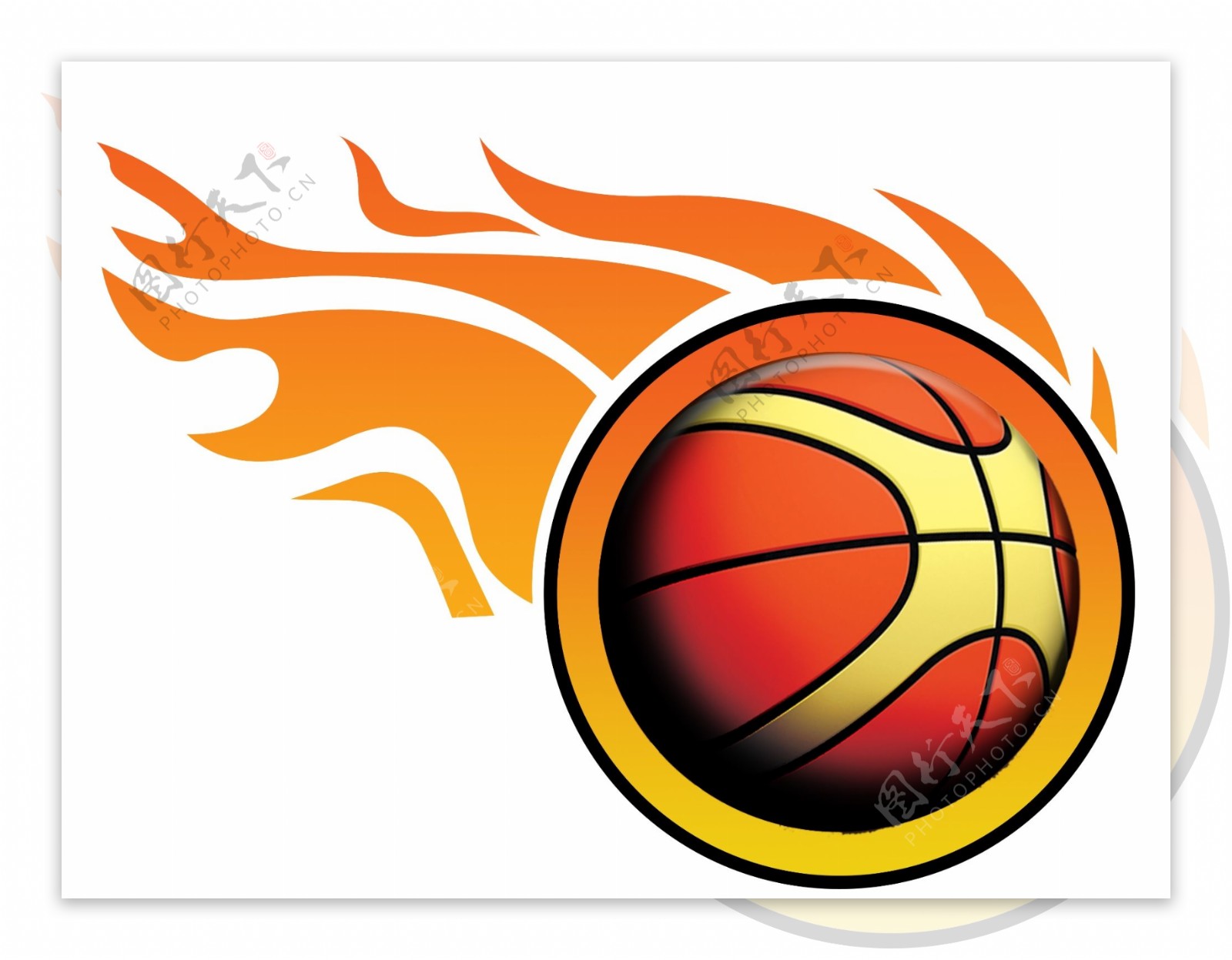 篮球社卡通漫画logo潮牌图案