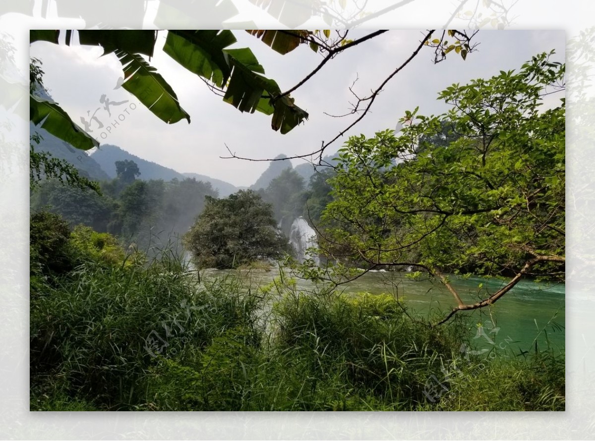 风景图片山水蓝天白云