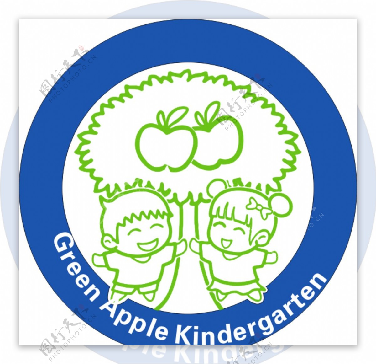 青苹果幼儿园logo
