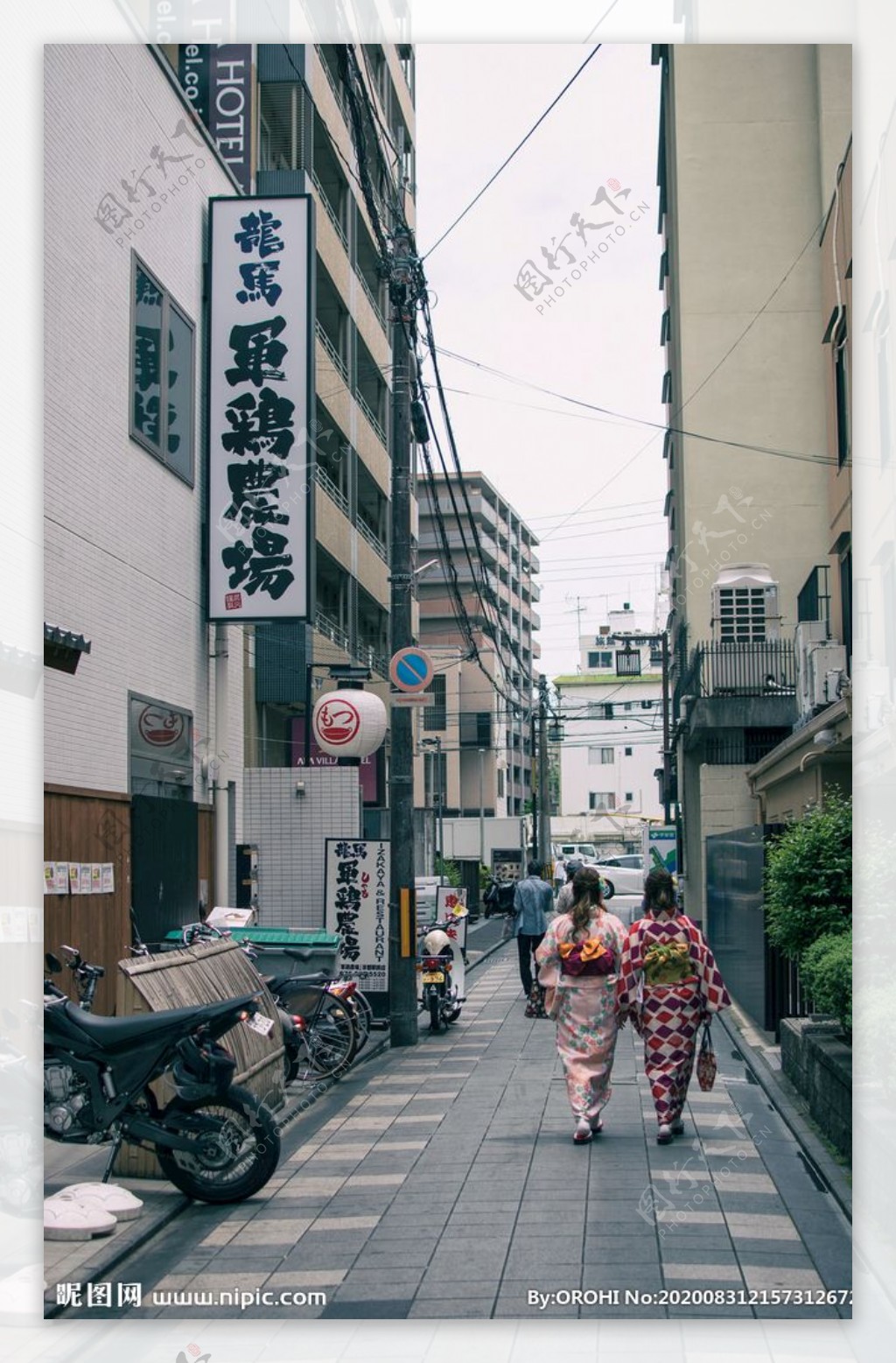 日本街道小清新调色