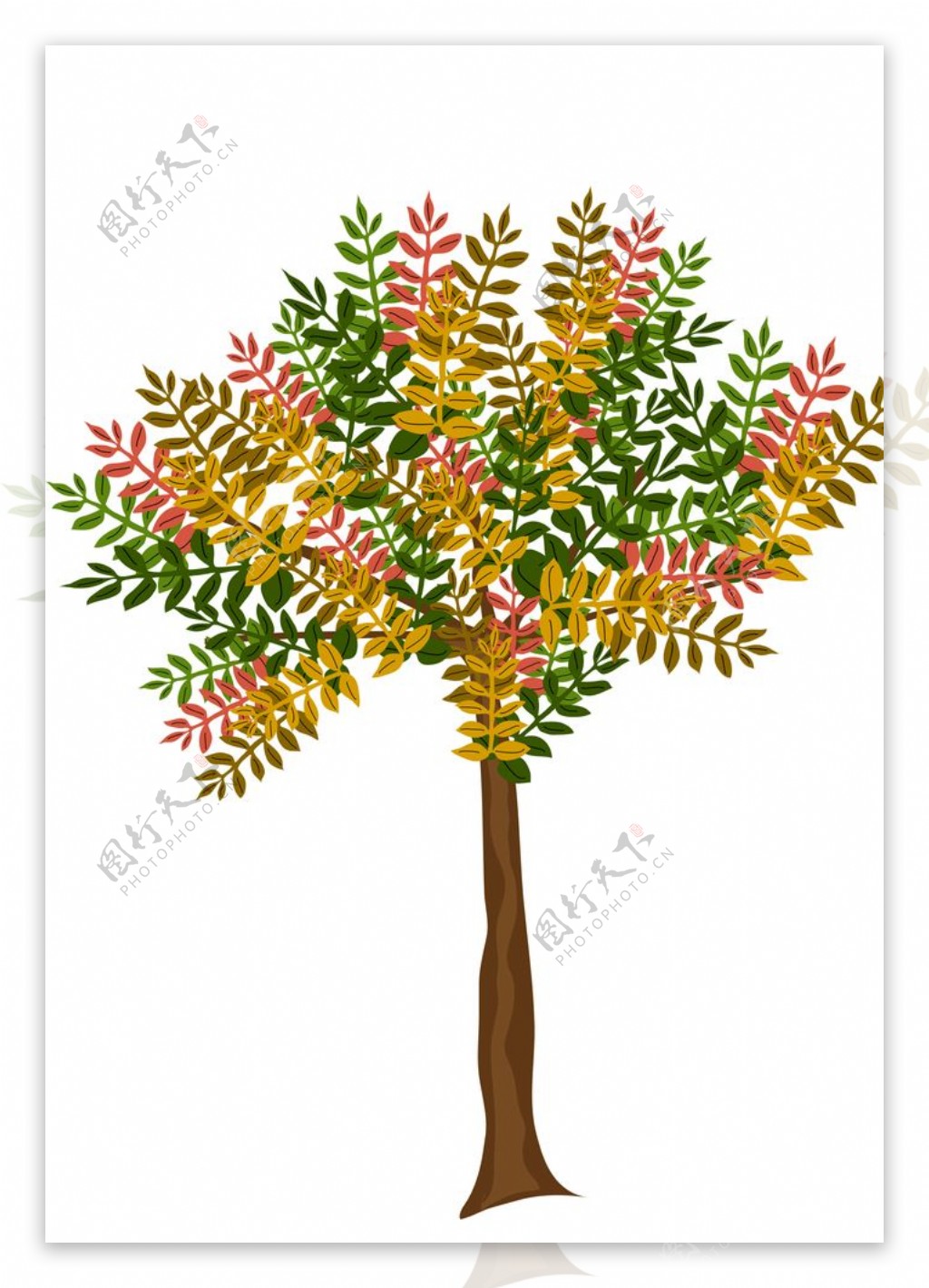 树木植物标志图标图形素材