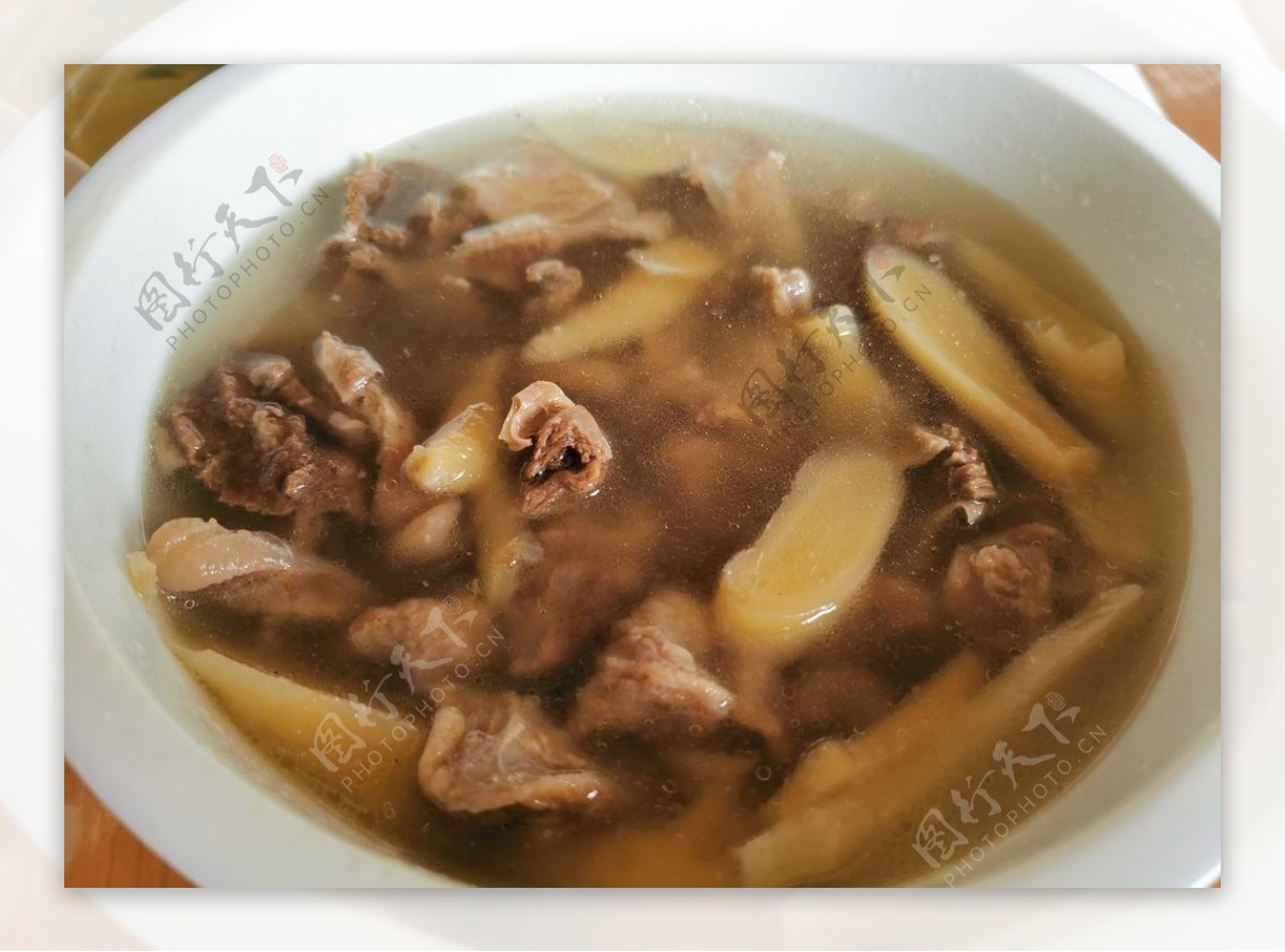 生姜牛肉汤