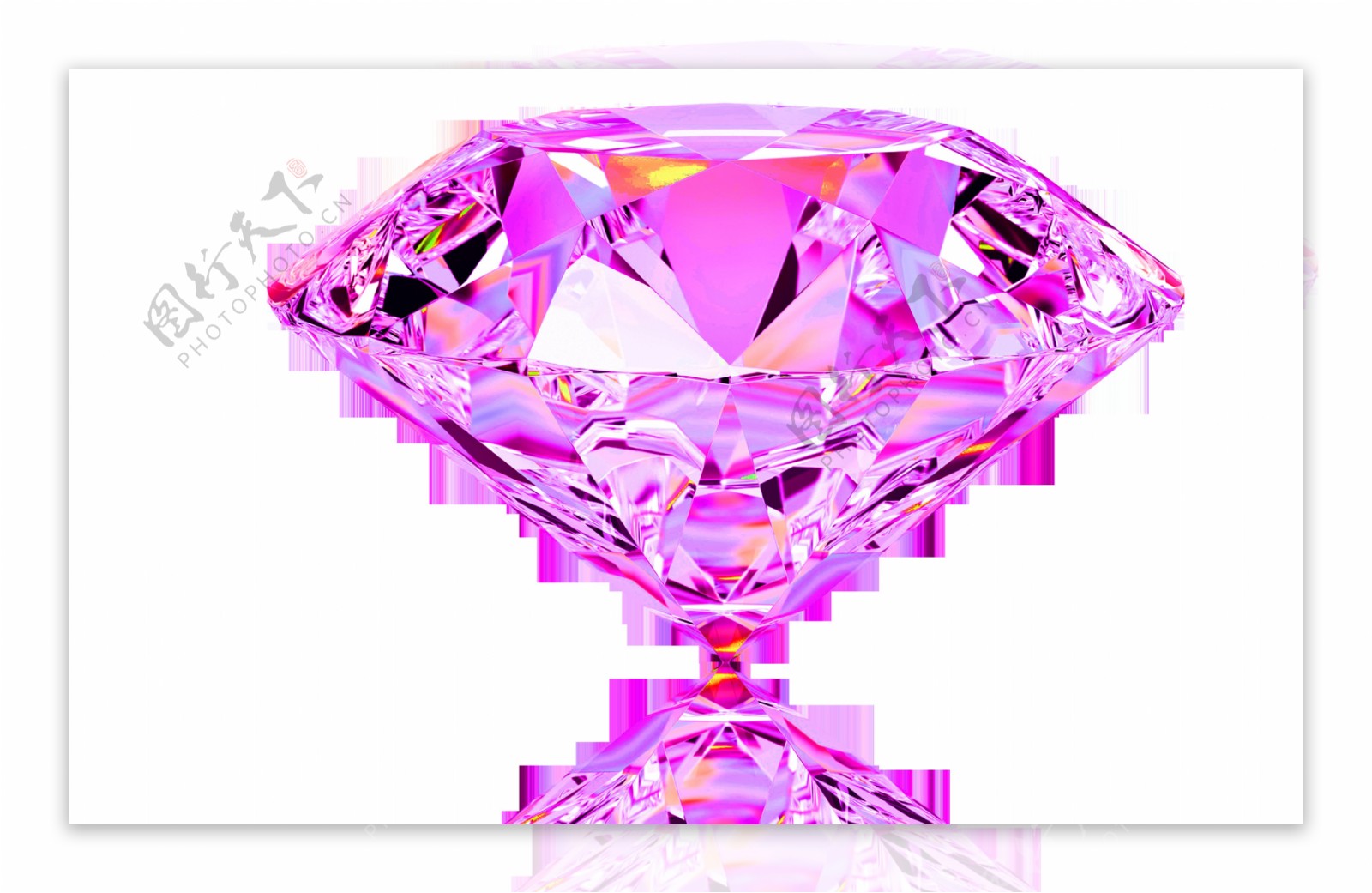 紫钻石免抠图紫水晶钻石紫钻
