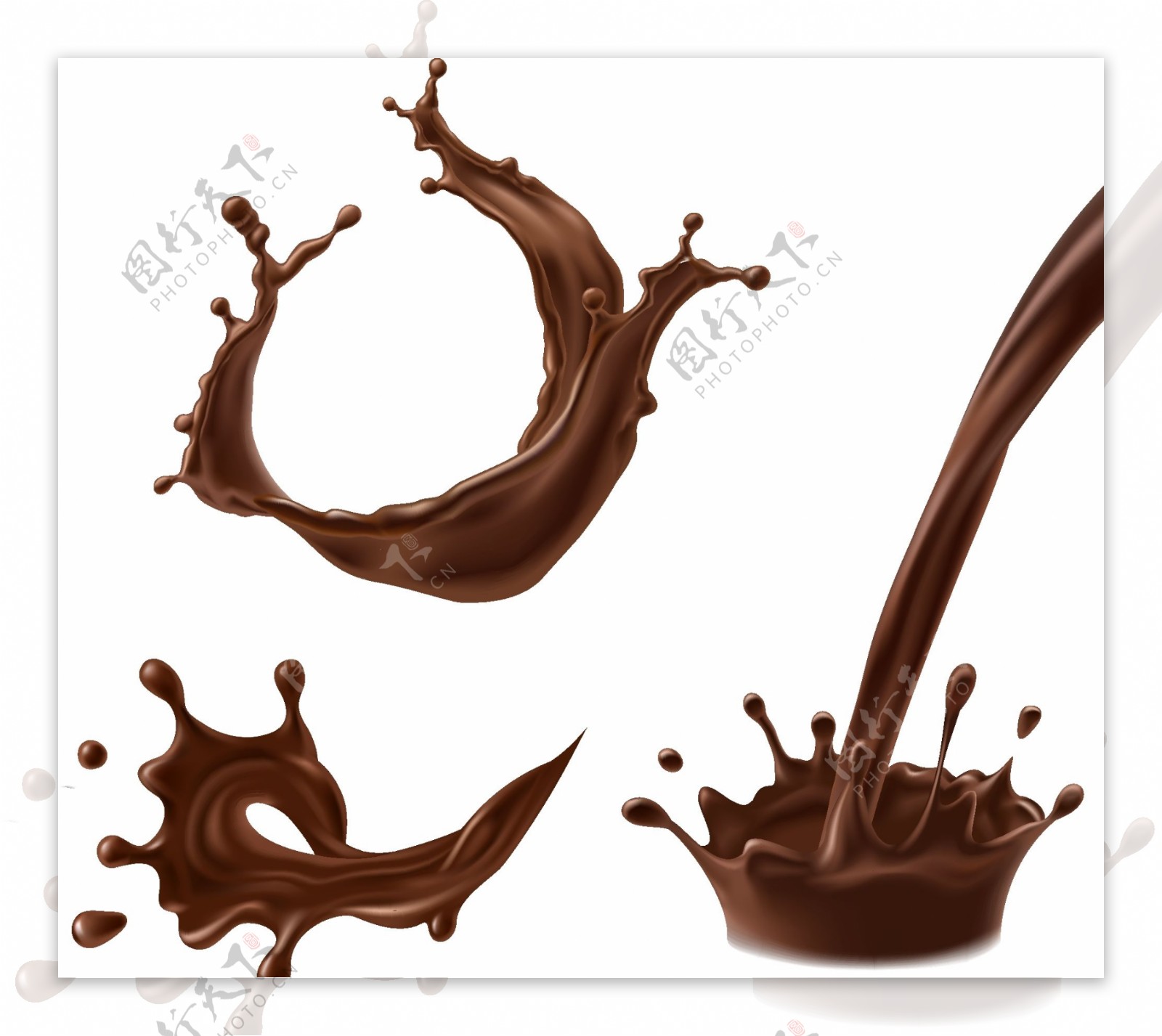 手绘巧克力设计元素图片素材-编号29744528-图行天下