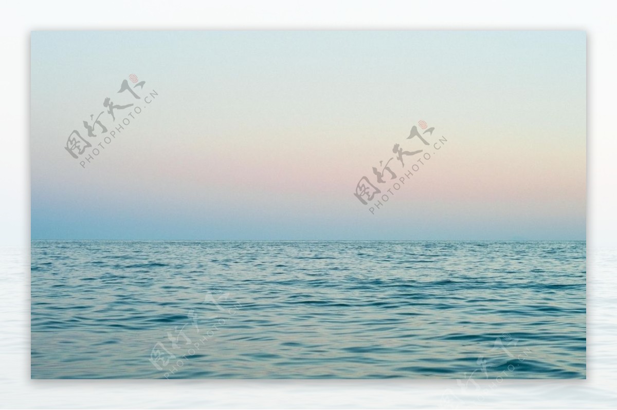 海洋天空自然生态背景素材图片