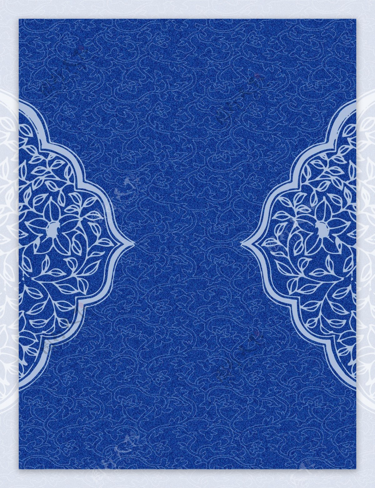古典青花瓷花纹背景图片
